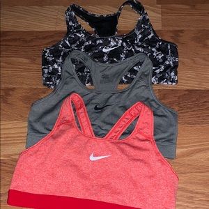 3 Nike Dri-Fit  Sport Bras
